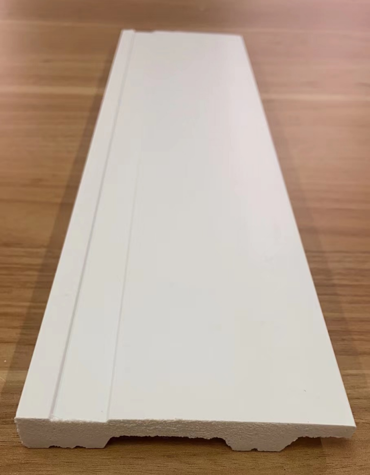 Light plaster line PVC material ps skirting panels MDF moulding/wood moulding