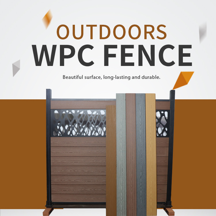 SONSILL UTO   popular house decoration wpc wood grain fencing collapsible wpc fence wpc fence garden