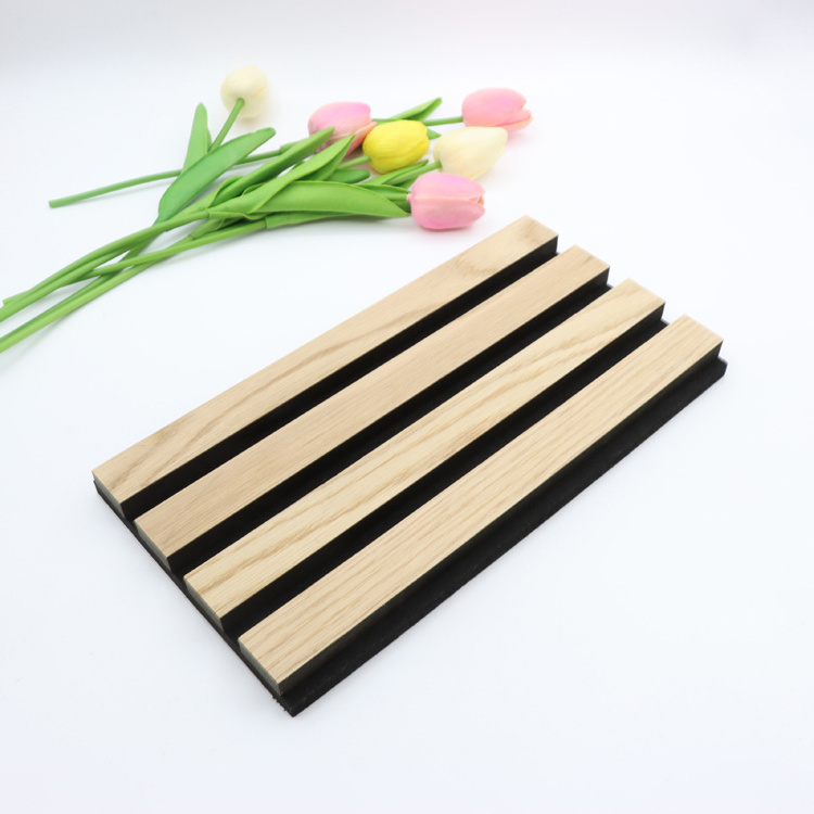 Sonsill hot sale soundproof art design wood timber acoustic slat panels for indoor decoration