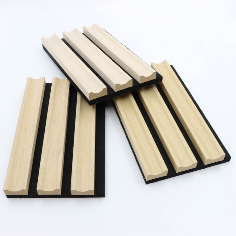 Sonsill hot sale soundproof art design wood timber acoustic slat panels for indoor decoration