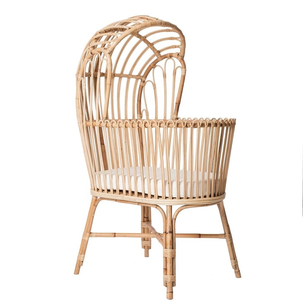 Hot Selling Wicker Doll Changing Table Rattan Doll Changing Vintage Style Rattan Baby Changing Table from Vietnam Crib Modern