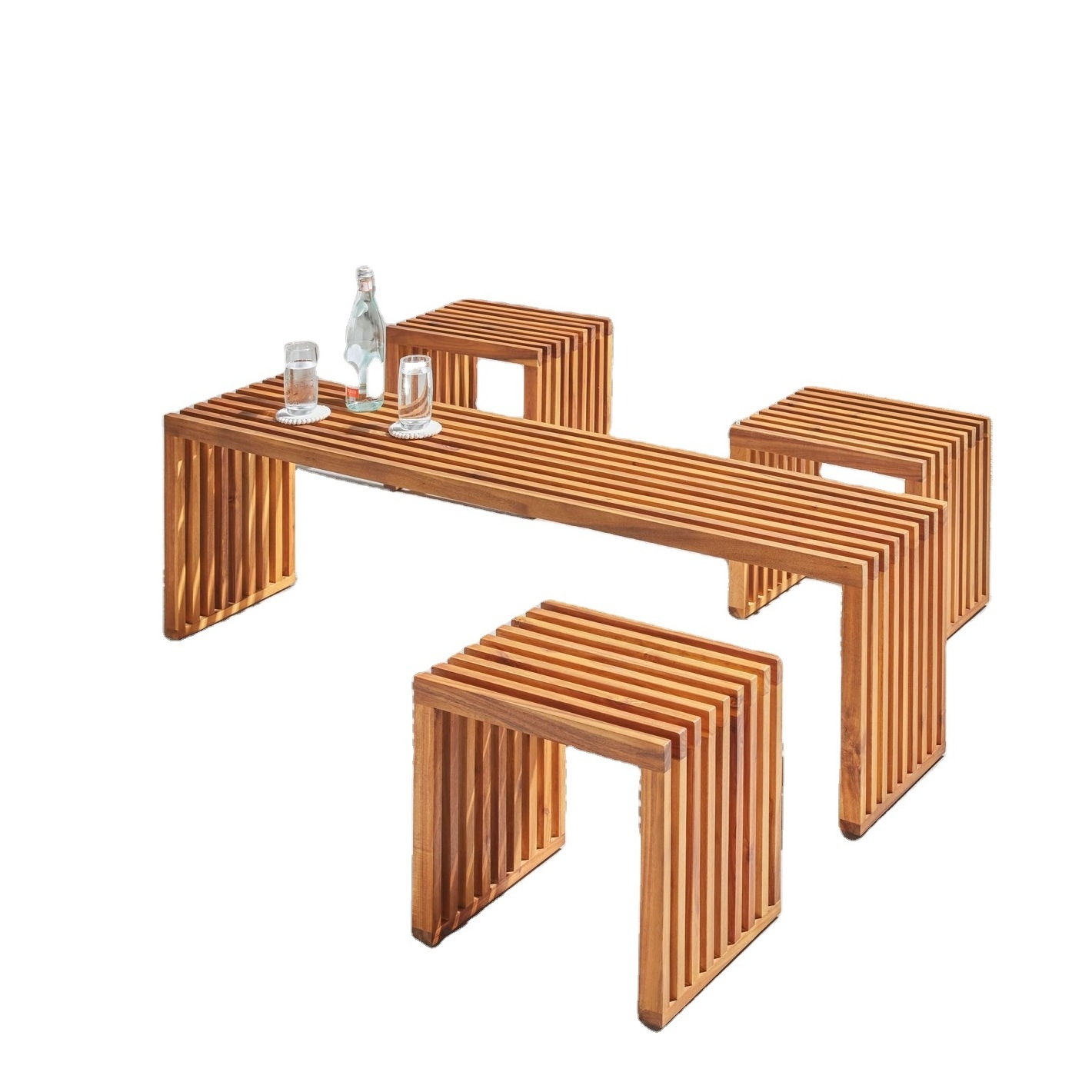 High Quality Wooden Outdoor Bench Natural Wood Bench Seat Chair cheap price manufacturing wholesale in Vietnam