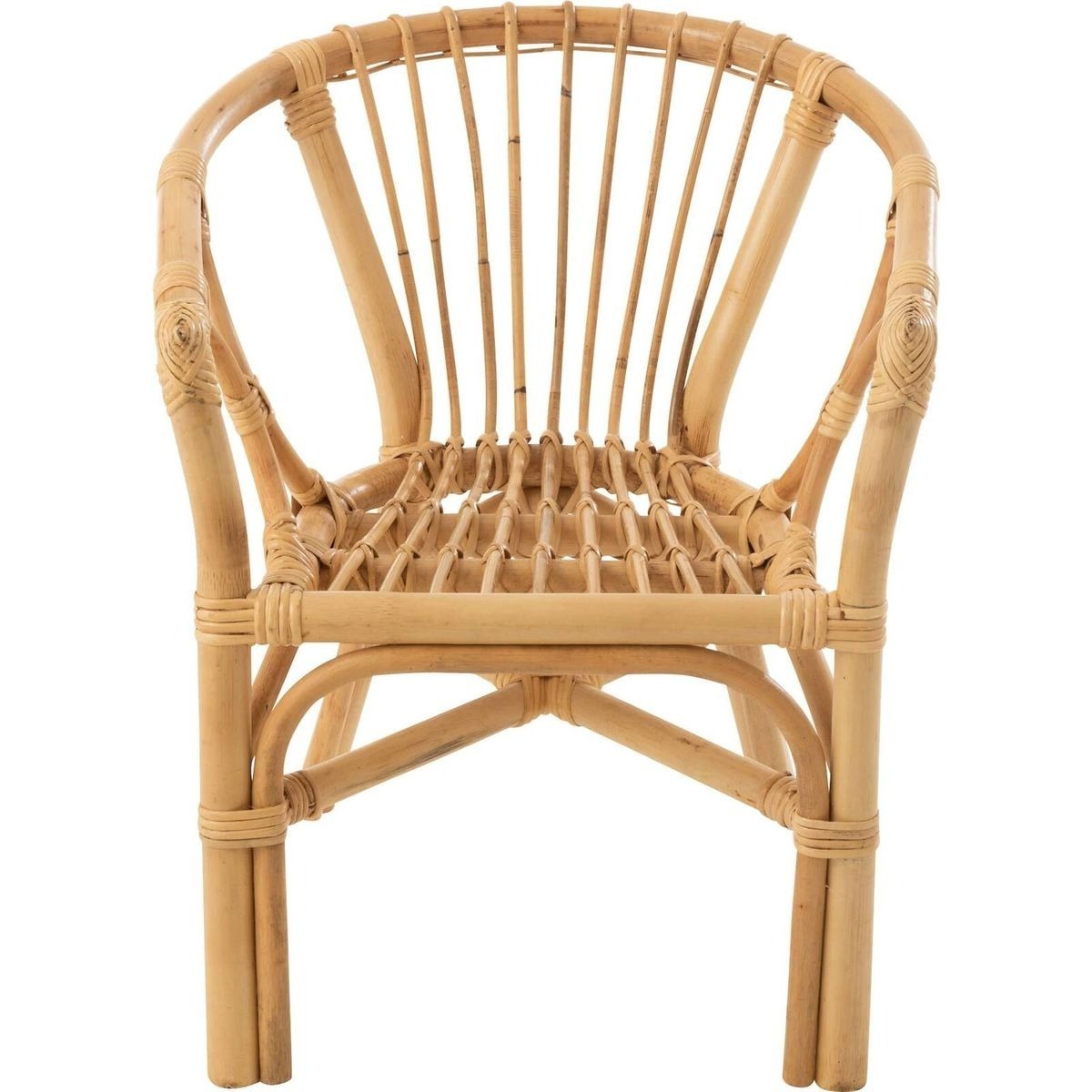 Rustic Rattan Chair Home Furniture Natural Boho Vintage Rattan Leisure Dining Chairs manufacturing in Vietnam