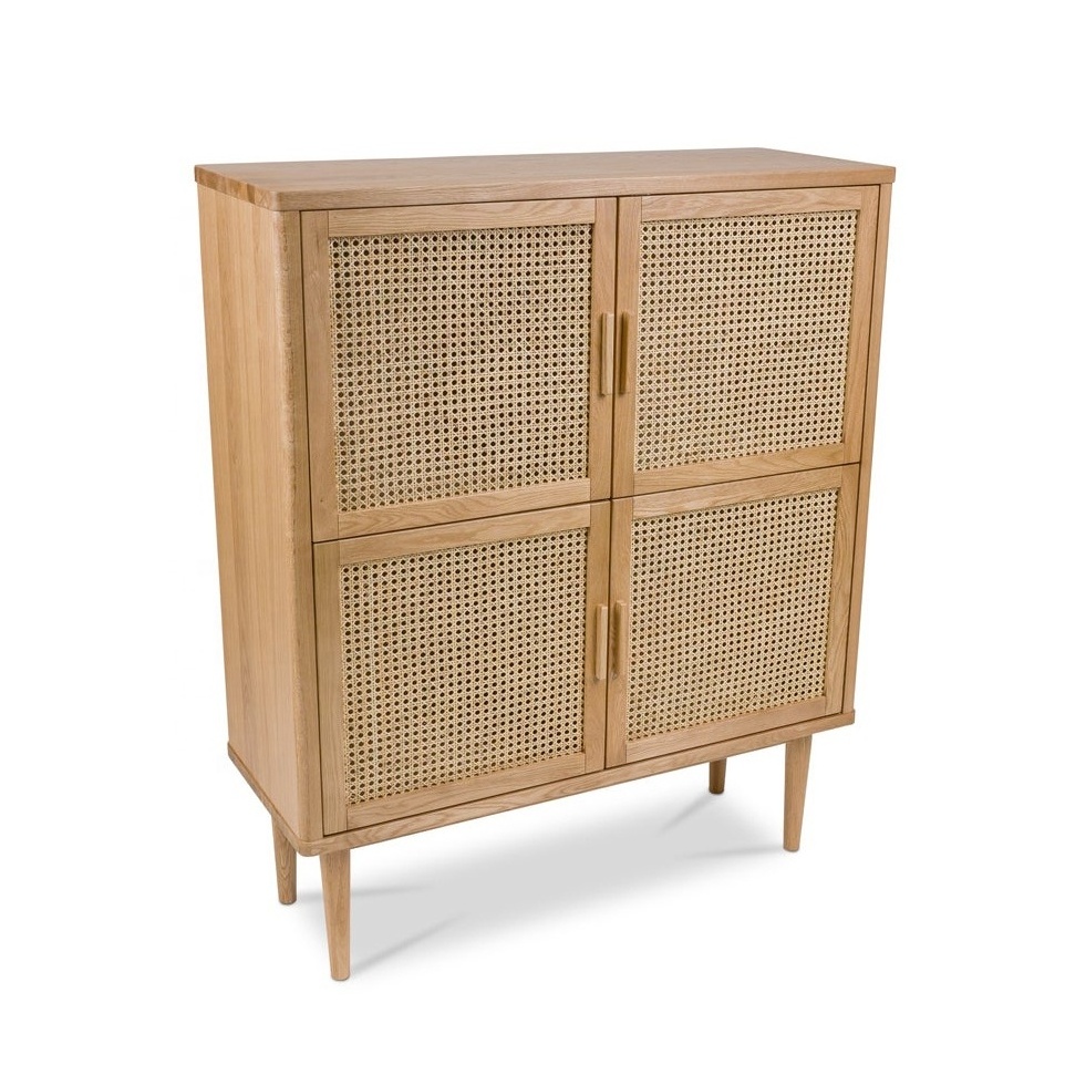 High quality rattan cabinet natural cabinet rattan tv cabinet living room furniture made in Viet Nam