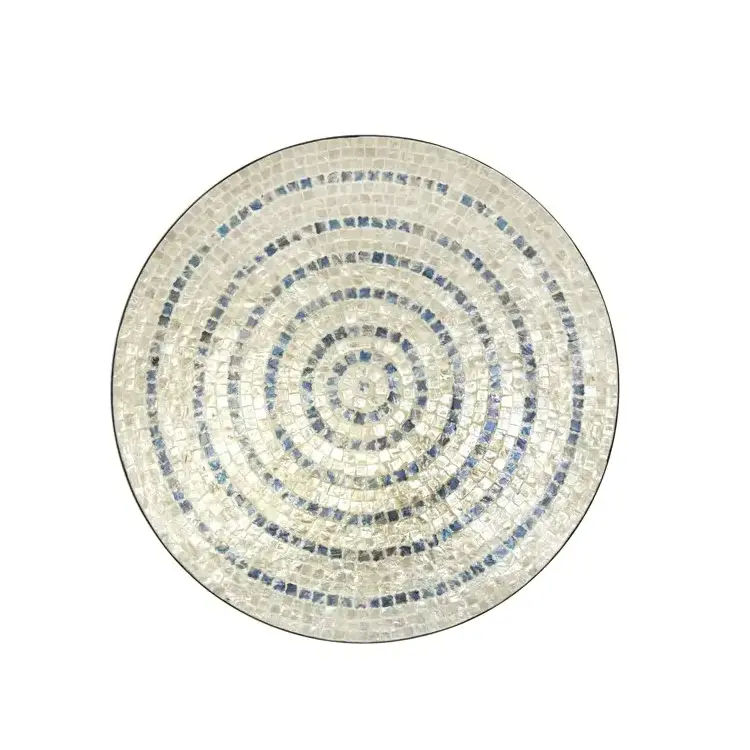 High quality Best Selling Natural Reflections Round Mosaic Mother of Pearl Wall Decor from Viet Nam