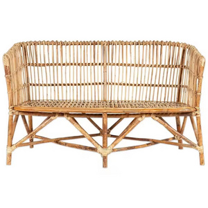 High-quality weather-resistant rattan wicker bamboo outdoor sofa for home garden furniture-decoration manufacture from Vietnam