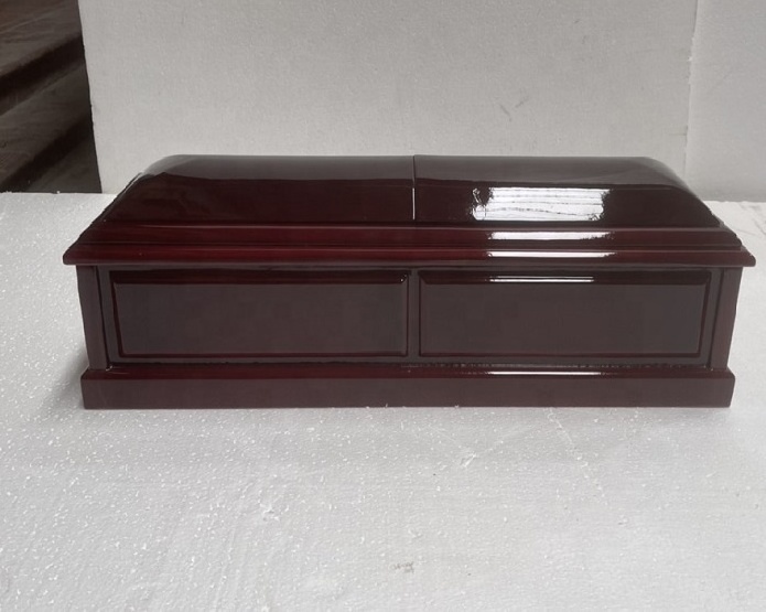 wood cremation urn for adult  made in Vietnam/ mini coffin for pet  Bramber casket for Pet