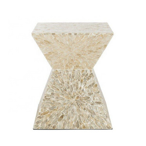 New arrival  luxury MOP  handmade Stool  from Viet Nam  new trend side table for living room