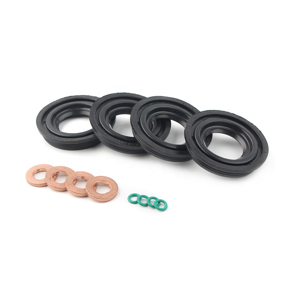 Fuel Injector Seal Washer O-ring Kit for Ford Ranger TRANSIT Mk7 Injector Clamp Bolts 8C1Q-9T506-AA 6C1Q-9T506-AC