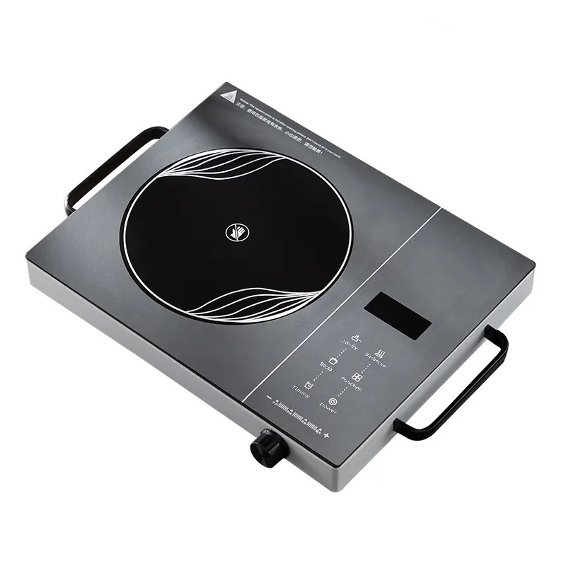 2023 New Design Solar Powered Stove Cooker 12v Dc 600W Battery Powered Cooker Ceramic Cooktops