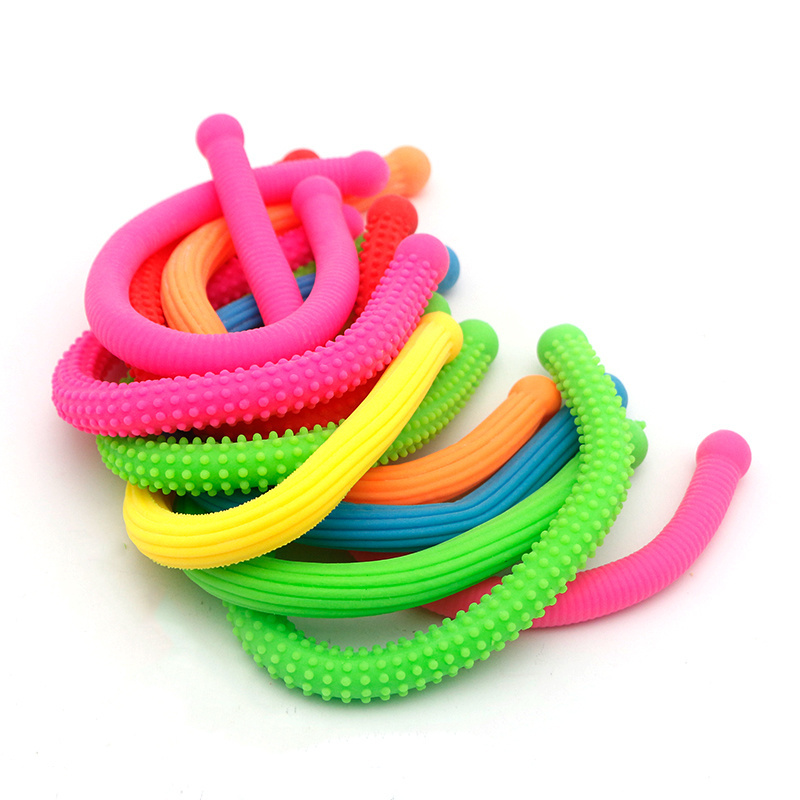 Soododo Wholesale Kids Tpr Stretch Toy Stretchy Noodles Rope Diy Anti Stress Toys Fidget Stress Reliever Toy