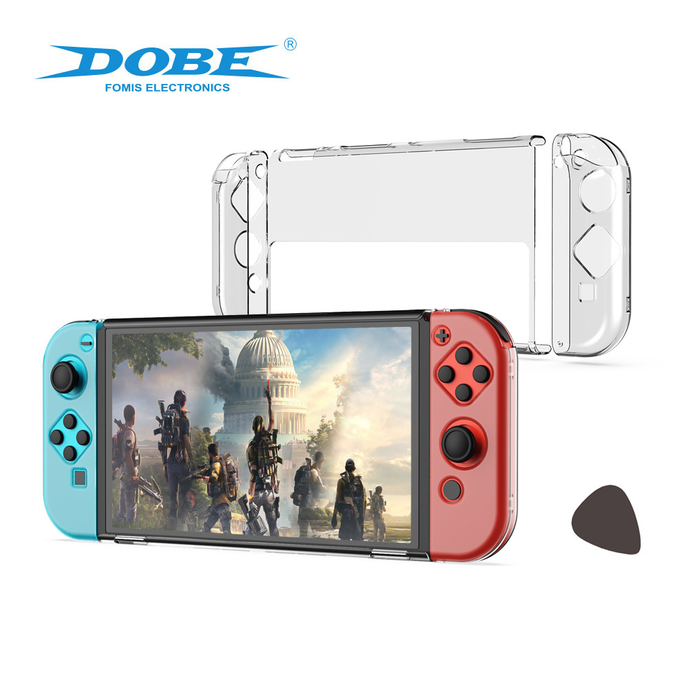 2021 New Arrival DOBE PC Protective Case for Switch OLED NS OLED Crystal Shell Protective Shell TNS-1133B