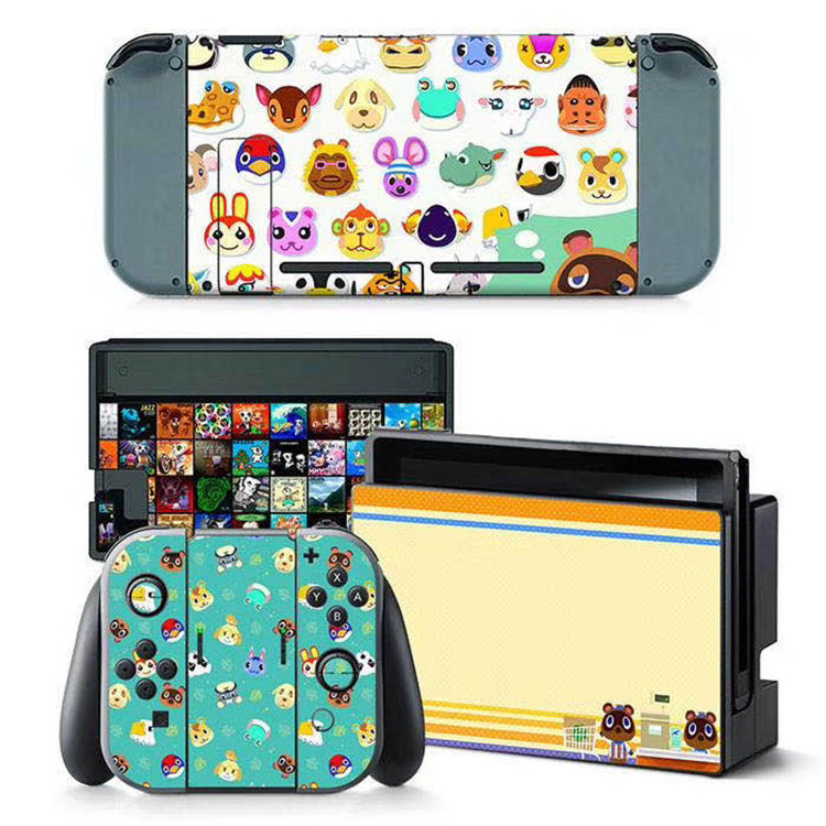 Hot sell switch skin sticker full cover sticker for Nintendo switch console