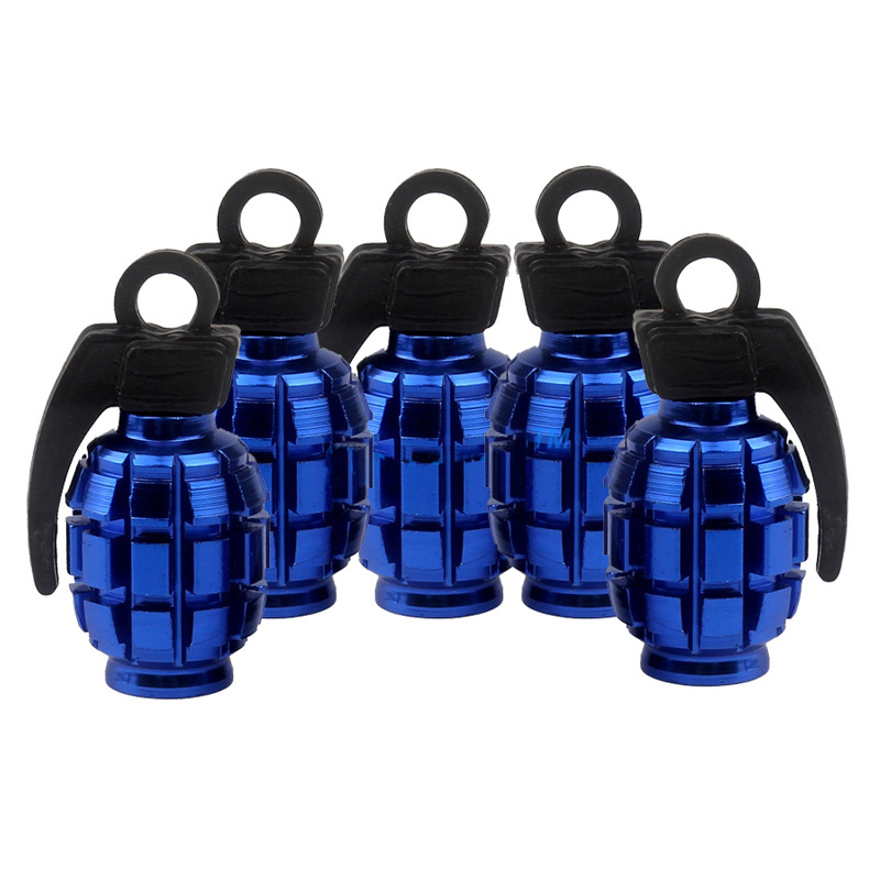 Easy-Grip Dustproof Grenade Valve Stem Covers Caps for Cars SUVs Bike Motorcycles Trucks