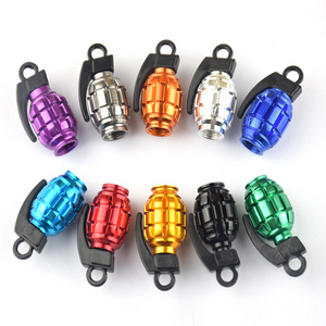 Easy-Grip Dustproof Grenade Valve Stem Covers Caps for Cars SUVs Bike Motorcycles Trucks