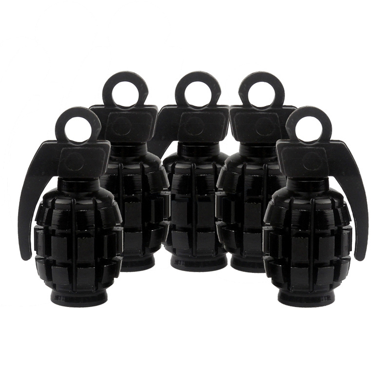 Easy-Grip Dustproof Grenade Valve Stem Covers Caps for Cars SUVs Bike Motorcycles Trucks