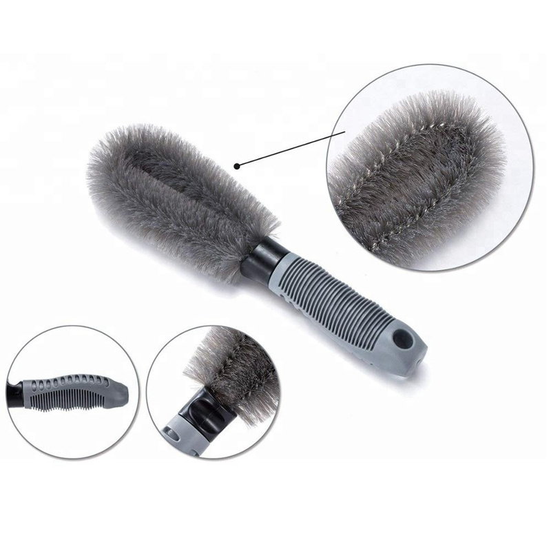 High Quality Car Wheel Cleaning Brush with Plastic Handle Car Cleaning Kit