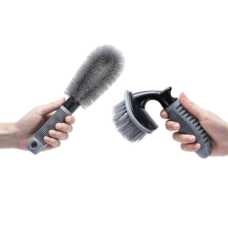 High Quality Car Wheel Cleaning Brush with Plastic Handle Car Cleaning Kit