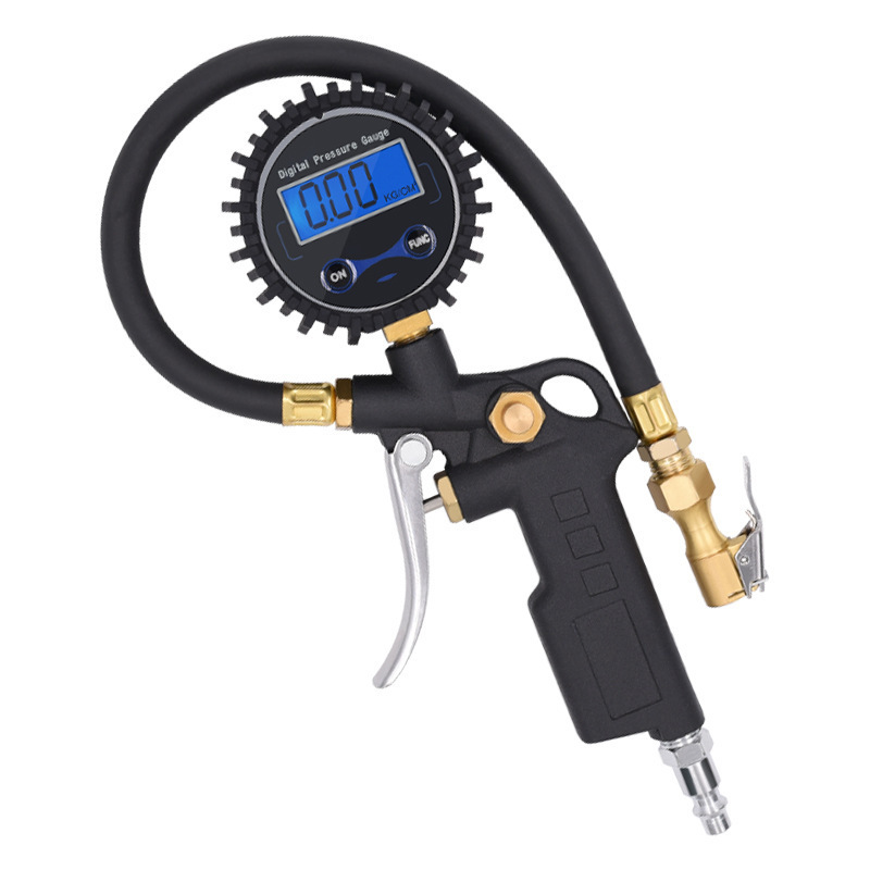 Portable 220 PSI Digital Pressure Gauge with Tire Inflator for Car SUV Truck RV with Quick Connect Coupler