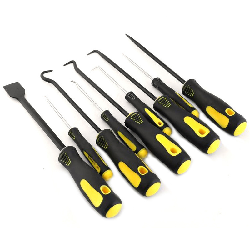 9Pcs Precision Scraper Pick & Hook Set For Removing Gaskets Springs Oil Seals O-rings