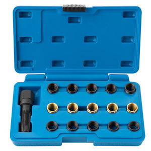 16-Piece Portable Spark Plug Thread Repair Kit M14*1.25