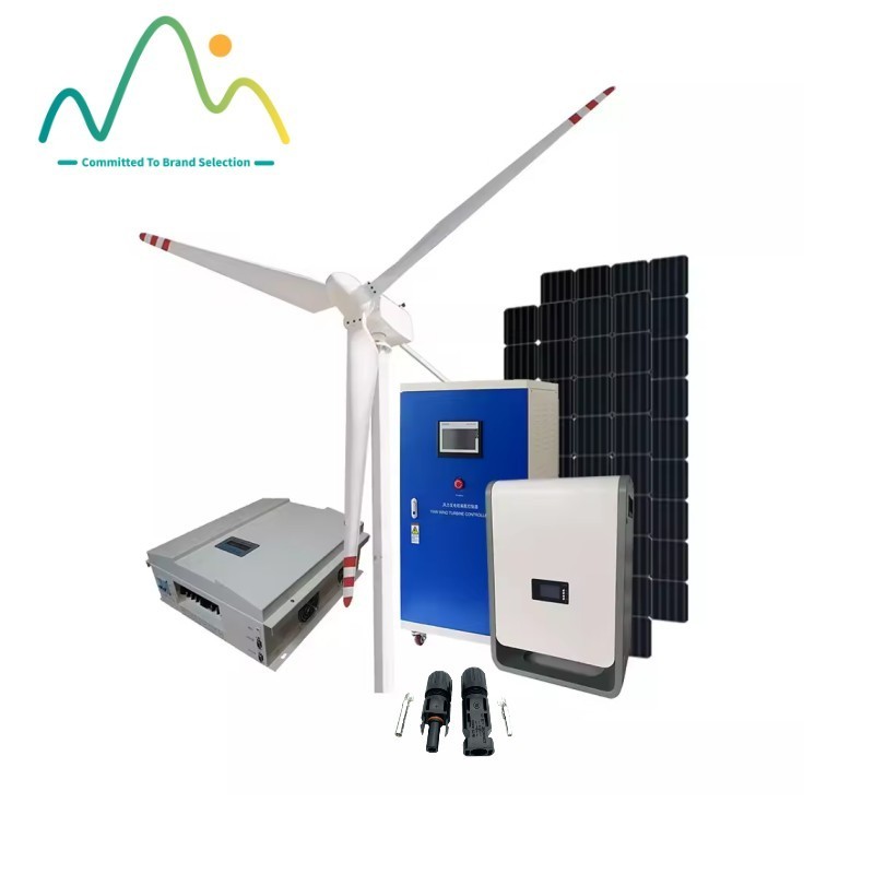 High Quality hybrid wind turbine 10kw 15kw 16kw Wind Power Turbine Generator Solar System for Home use