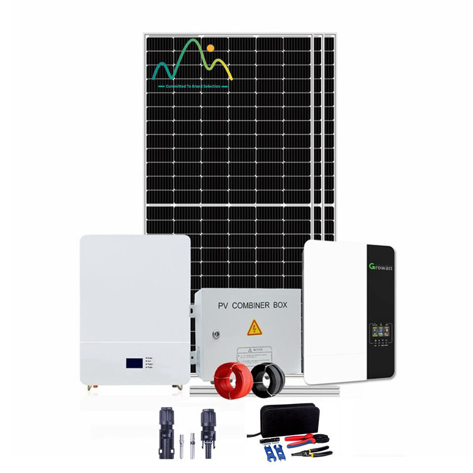 Solar System Power Generation 1- 100Kw Off Grid Solar Energy System Solar Panel for Home Balcony Use