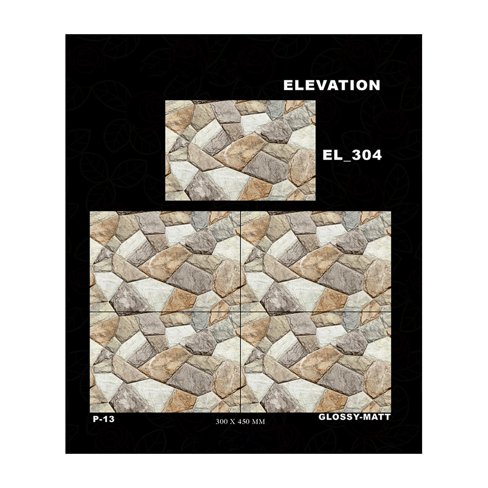 Wall Mosaic Tiles Stickers 300x450mm Digital Ceramic Wall Tiles