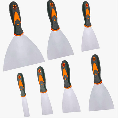 Paint Scraper Spackle Knife Putty Knife Set Taping Knives Metal Putty Scraper Stainless Steel Scraper Tool