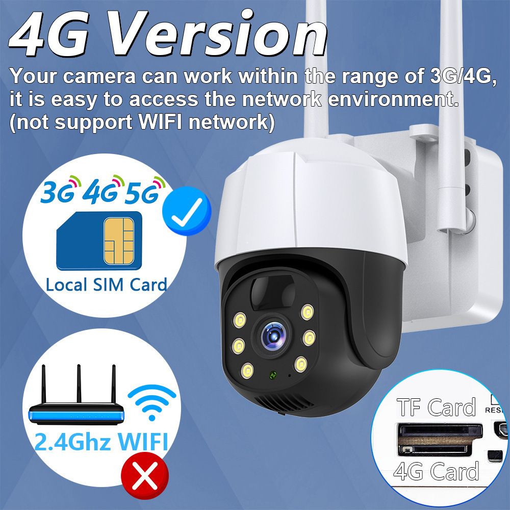 Soonest Cctv Wireless 360 Camera Wifi Solar Sim 4G Solar Cctv Camera Trail Camera Solar Panel