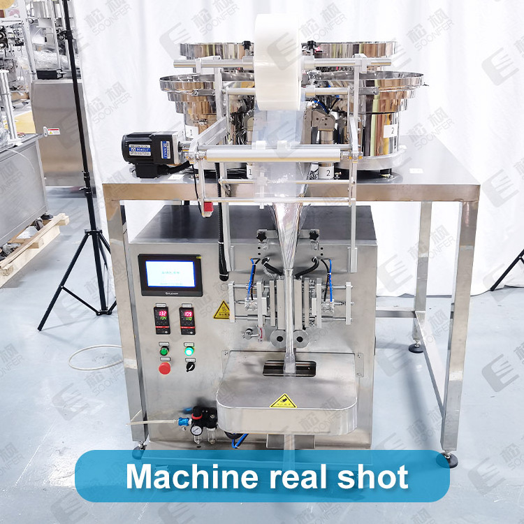 High quality fully automatic sachet bag gummy bear candy packing machine