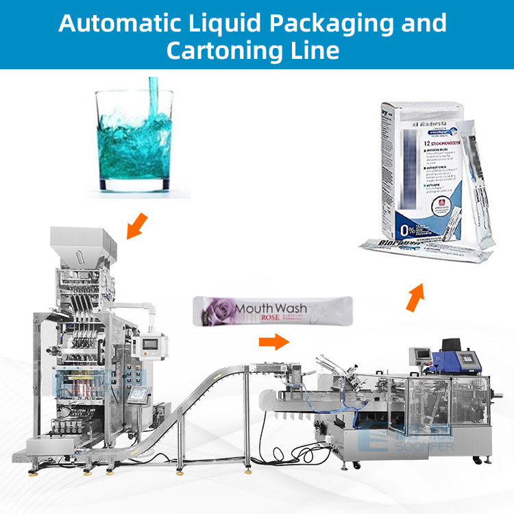 Automatic multilane stick sachet bag ketchup tomato paste sauce packaging machine