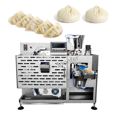 CE certified fully automatic mini steamed pork bun dumpling momo maker making machine