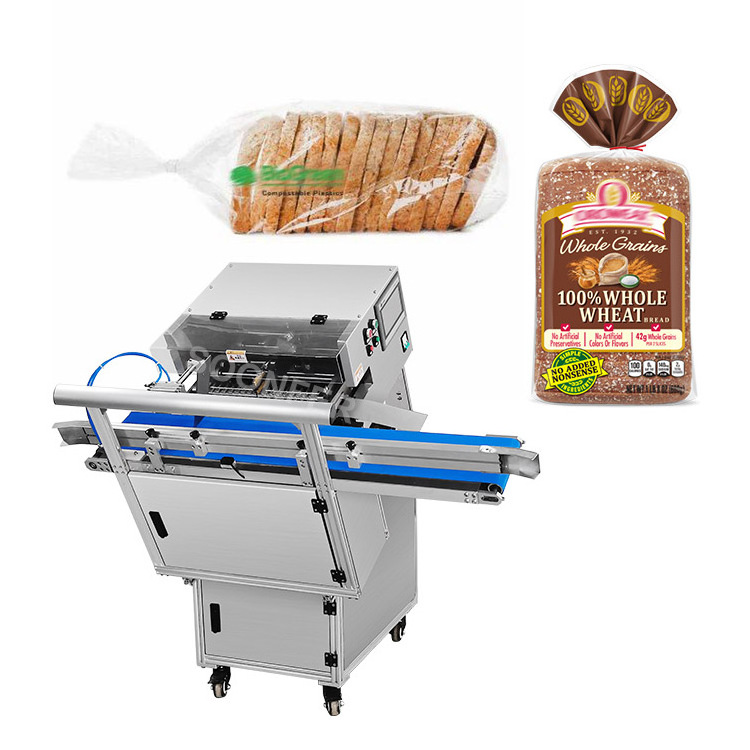 Easy to operate automatic food toast bread bag twist tie machine