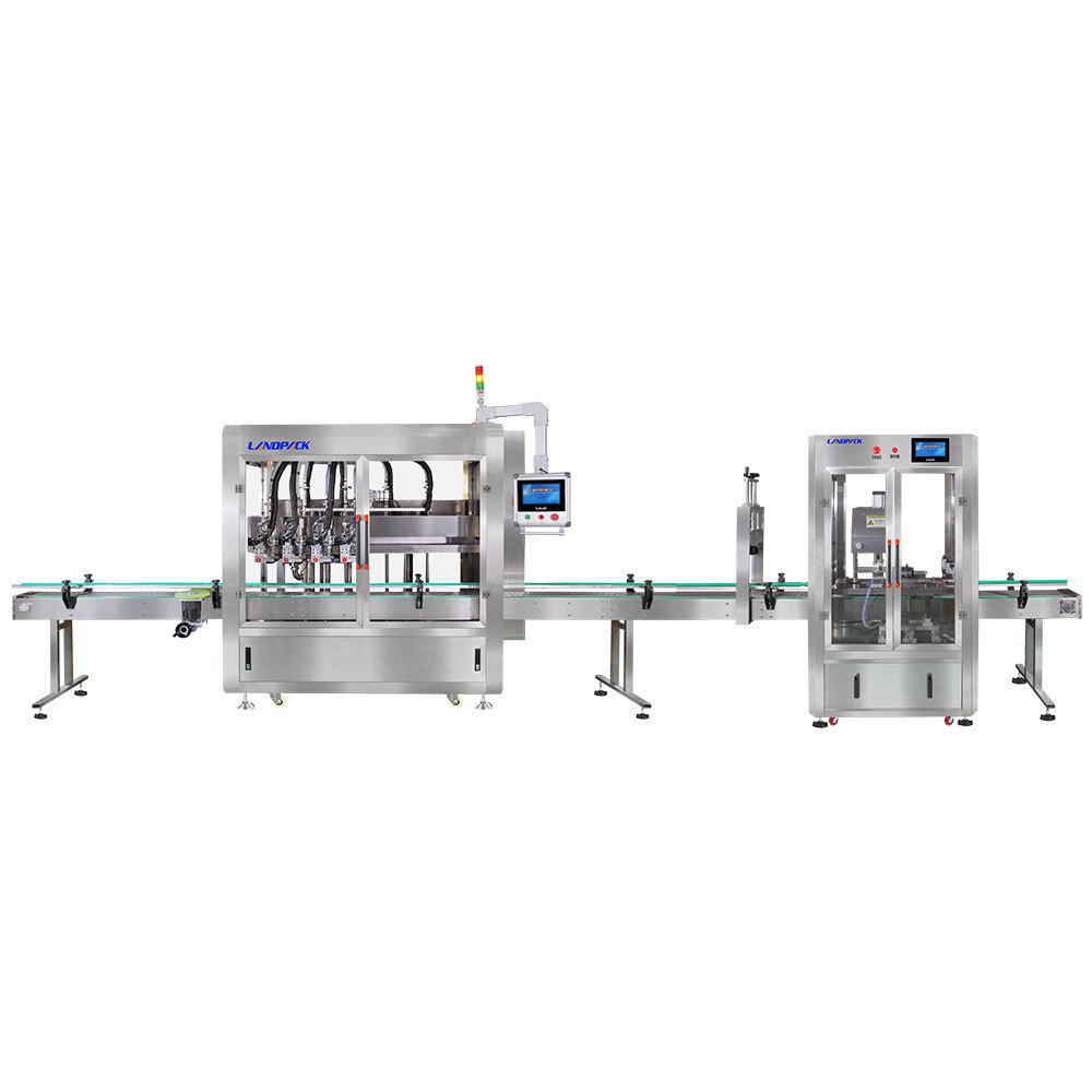 4 Heads Tracking Filling Line Edible Coconut Mustard Oil Bottle Packing Filling Capping Machine Price