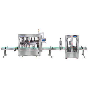 4 Heads Tracking Filling Line Edible Coconut Mustard Oil Bottle Packing Filling Capping Machine Price