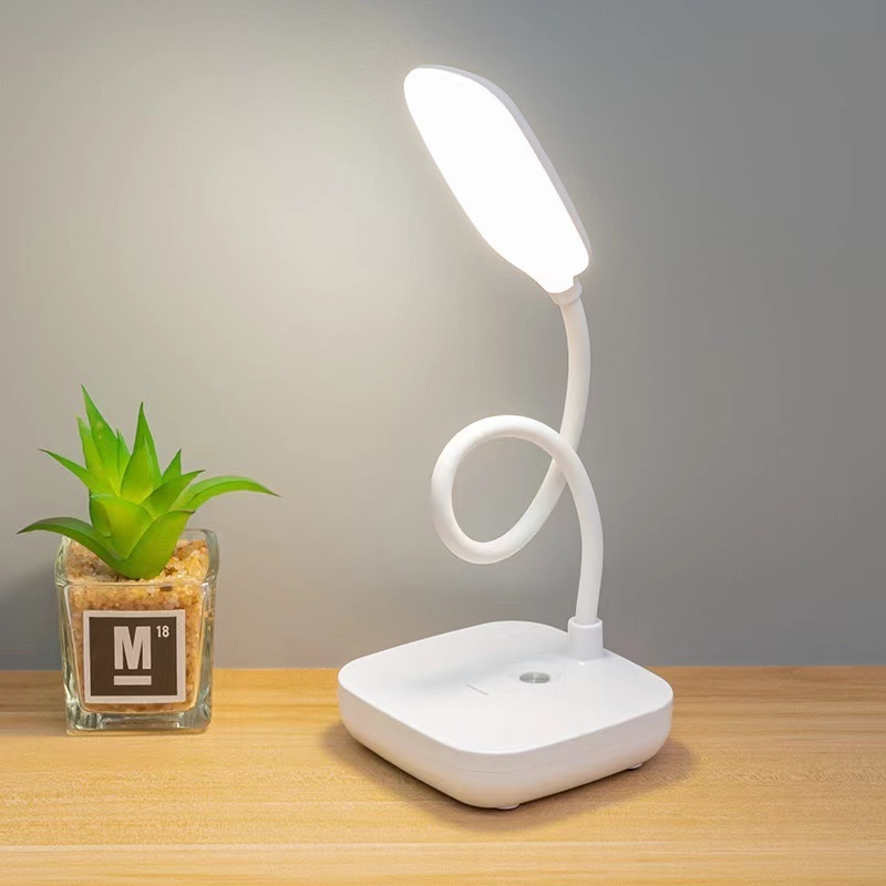 Wireless Rechargeable Batteries Led Desk Lamp Usb Reading Night Light 3 Color Custom Logo