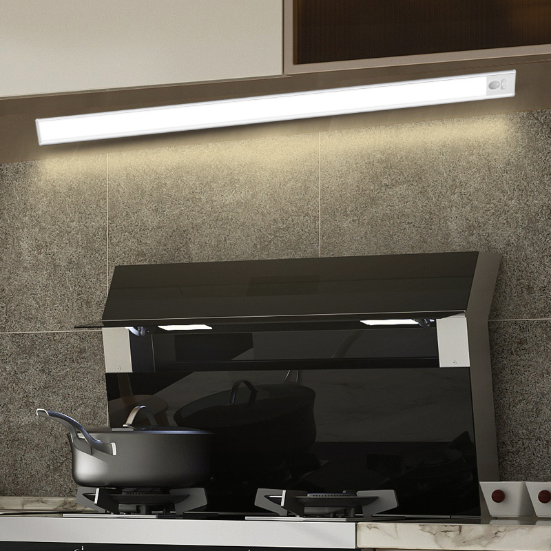 Led Akku Pantry Cupboard Lights Pir Kitchen Light Under Cabinet Lighting Strip Wireless For Sensor Drawers