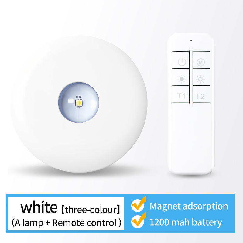 Rechargeable Led Battery Powered Cabinet Light Motion Sensor With Remote Control