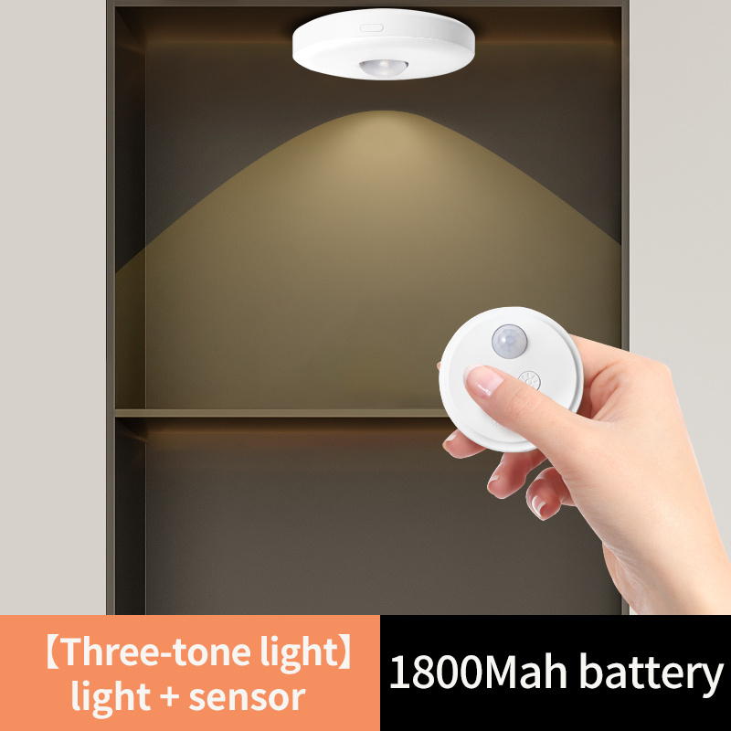 Usb Rechargeable Night Light Pir Motion Sensor Wall Plug 3w Battery Powered Small Atmospheric Spotlights