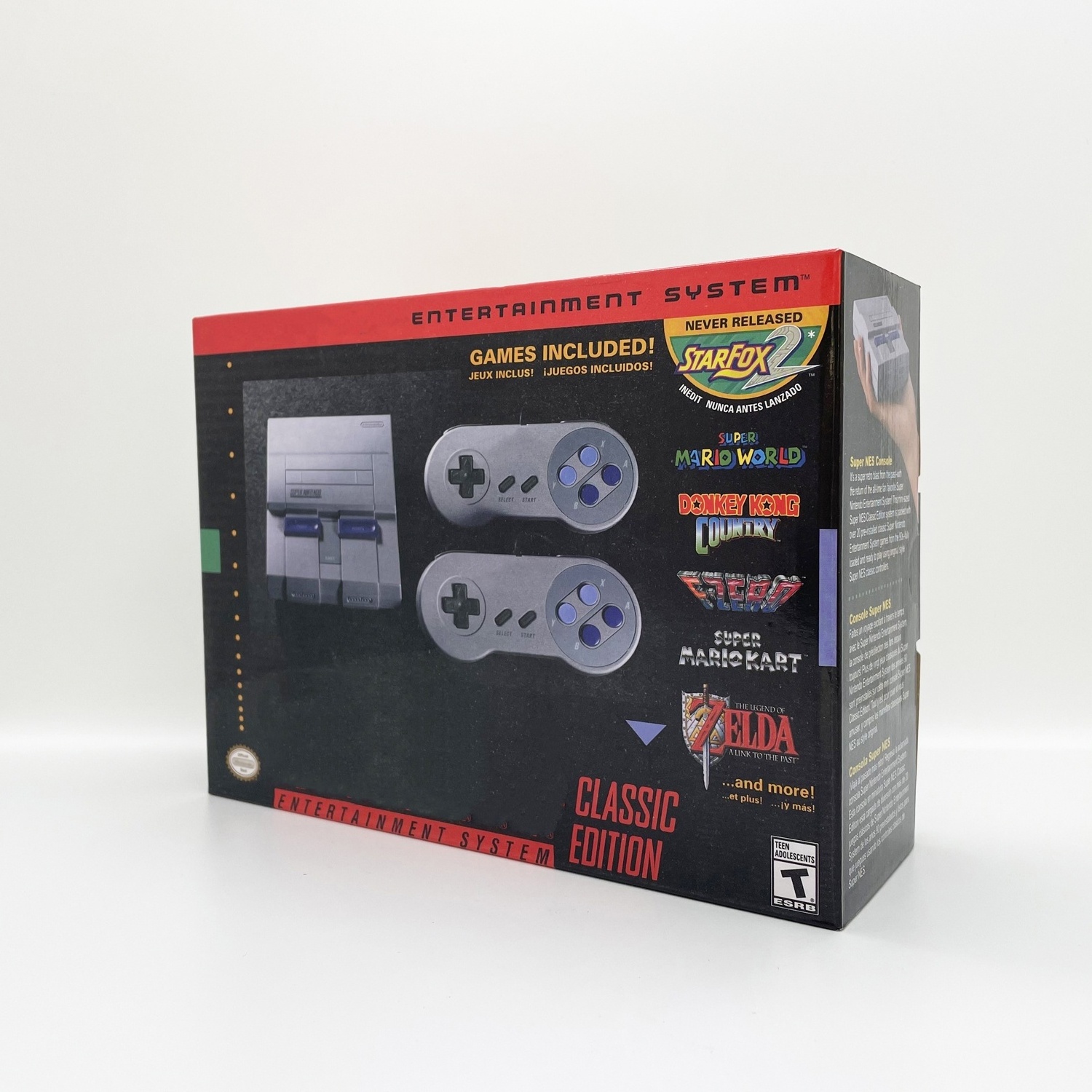 20 Pcs/Lot Free Shipping!! Classic Edition Game Console for Super Nintendo With 21 Games