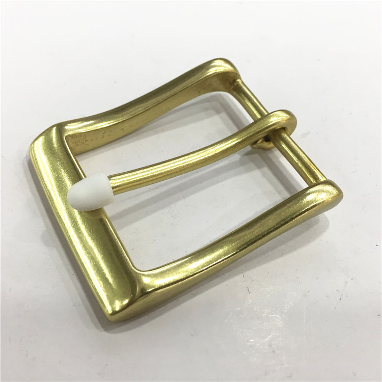 custom 40mm Men Pure Brass Buckle for Belt Head Metal Copper Pin Buckles DIY Manual Craft Decoration 38-39mm