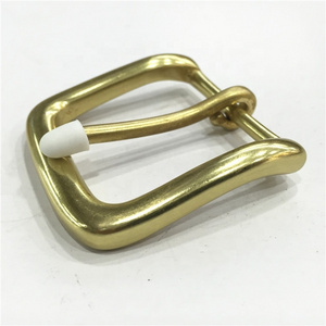 custom 40mm Men Pure Brass Buckle for Belt Head Metal Copper Pin Buckles DIY Manual Craft Decoration 38-39mm