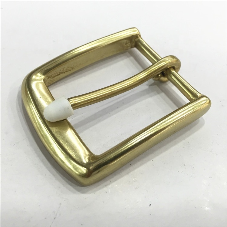 custom 40mm Men Pure Brass Buckle for Belt Head Metal Copper Pin Buckles DIY Manual Craft Decoration 38-39mm