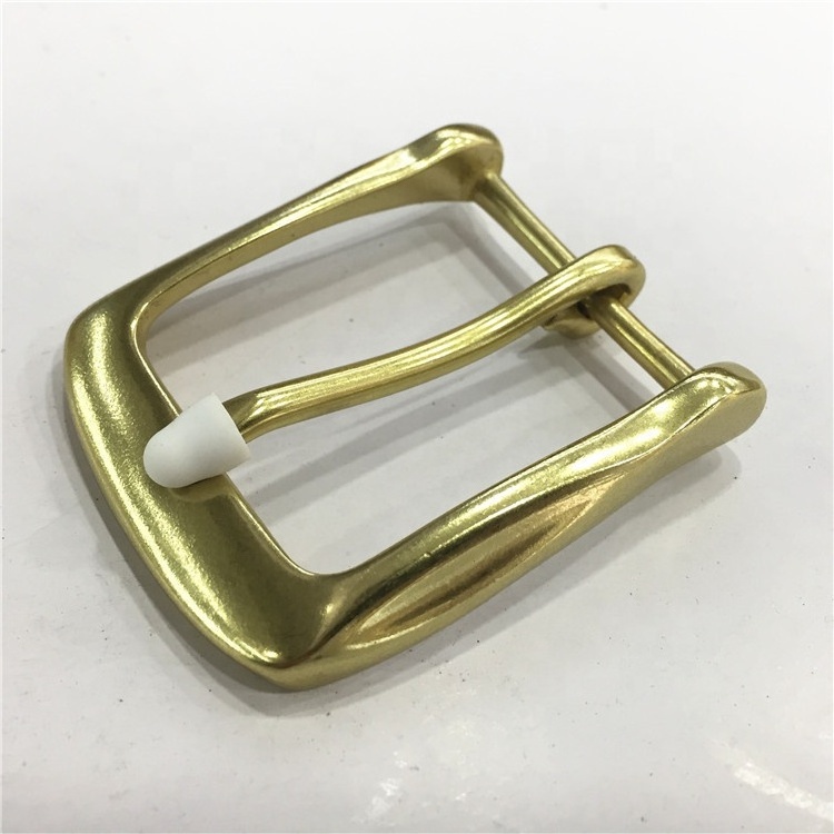 custom 40mm Men Pure Brass Buckle for Belt Head Metal Copper Pin Buckles DIY Manual Craft Decoration 38-39mm