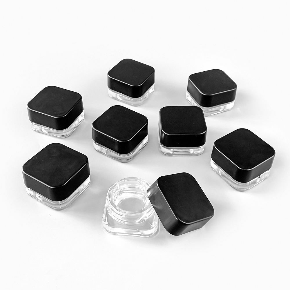 5ml glass container 5g glass concantrate jar soothvape square childproof lid dab container