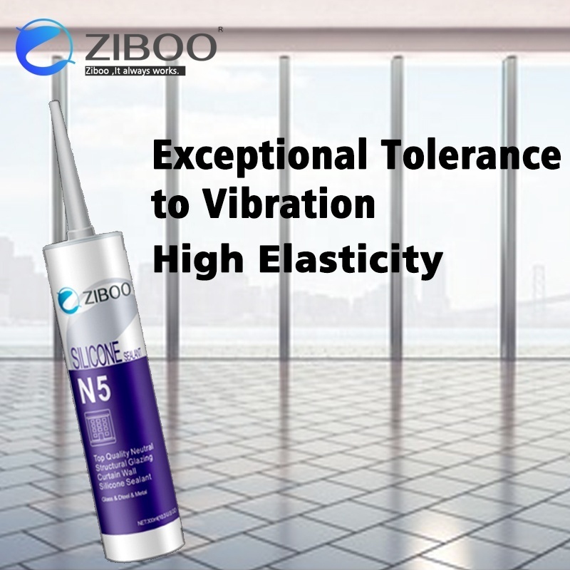 Ziboo RTV Waterproof Structural Glazing Silicone Sealant For Curtain Wall Glass