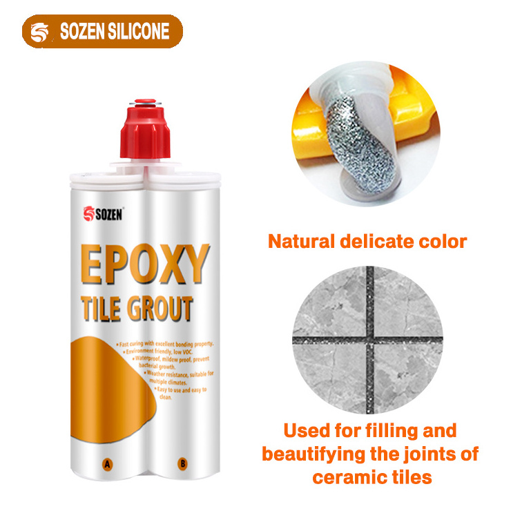 Eco-friendly Repair Caulking Tile Adhesive Beautifying Agent Epoxy Grout Tile Glue For Marble Floor Tiles