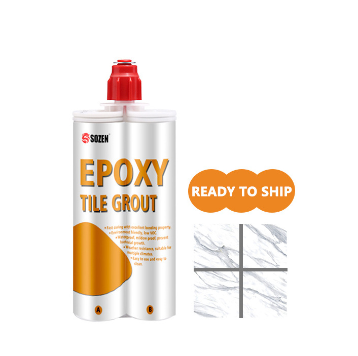 Excellent Bonding Waterproof & Mildewproof Quick Drying Epoxy Tile Grout Seam Agent Tile Glue