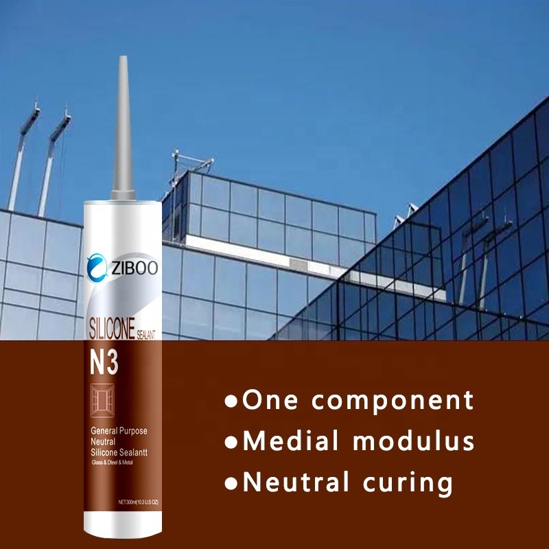 High Density Waterproof Neutral Fast Curing Outdoor GP Silicone Sealant Glue For Construction